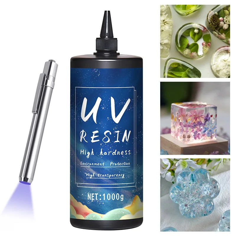Epoxy Uv Resin Kit - UV Resin Glue for DIY Jewelry,