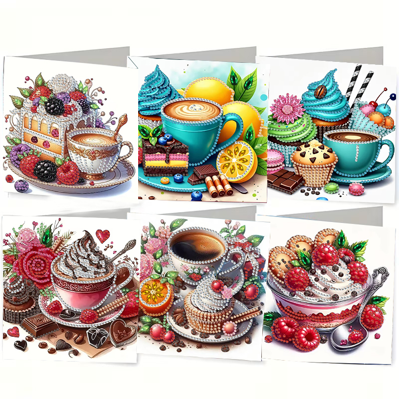 Resin Craft Kit - 6-piece DIY Diamond Painting Set Birthday