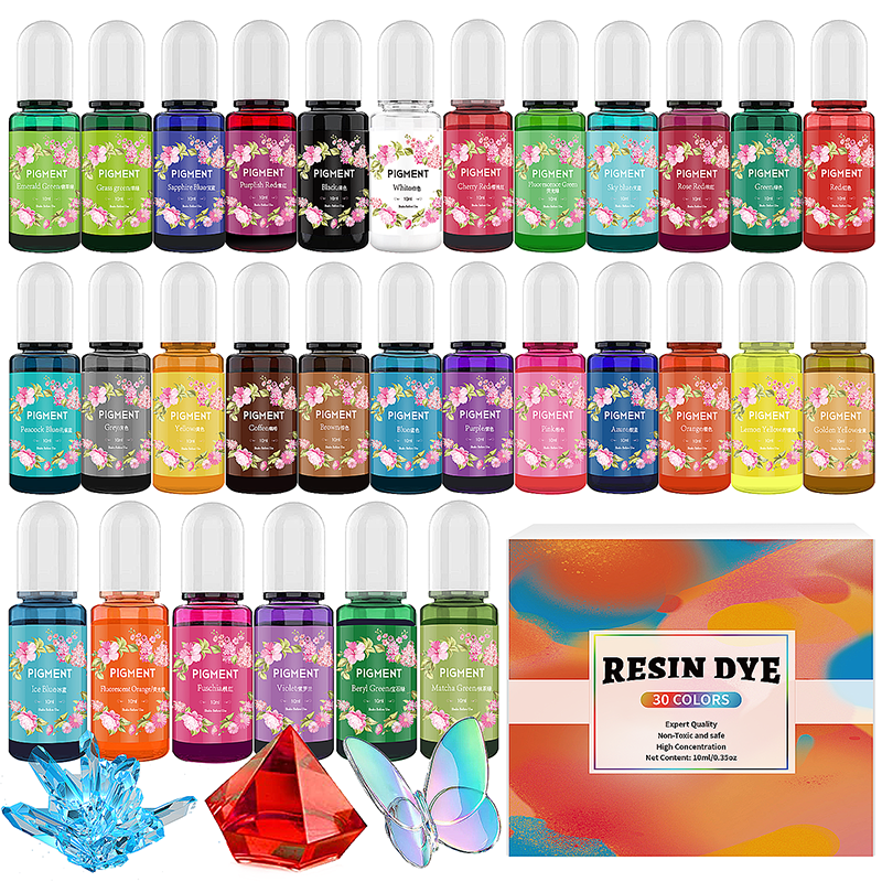 Epoxy Uv Resin Kit - DIY Epoxy Resin Pigment Kit Candle