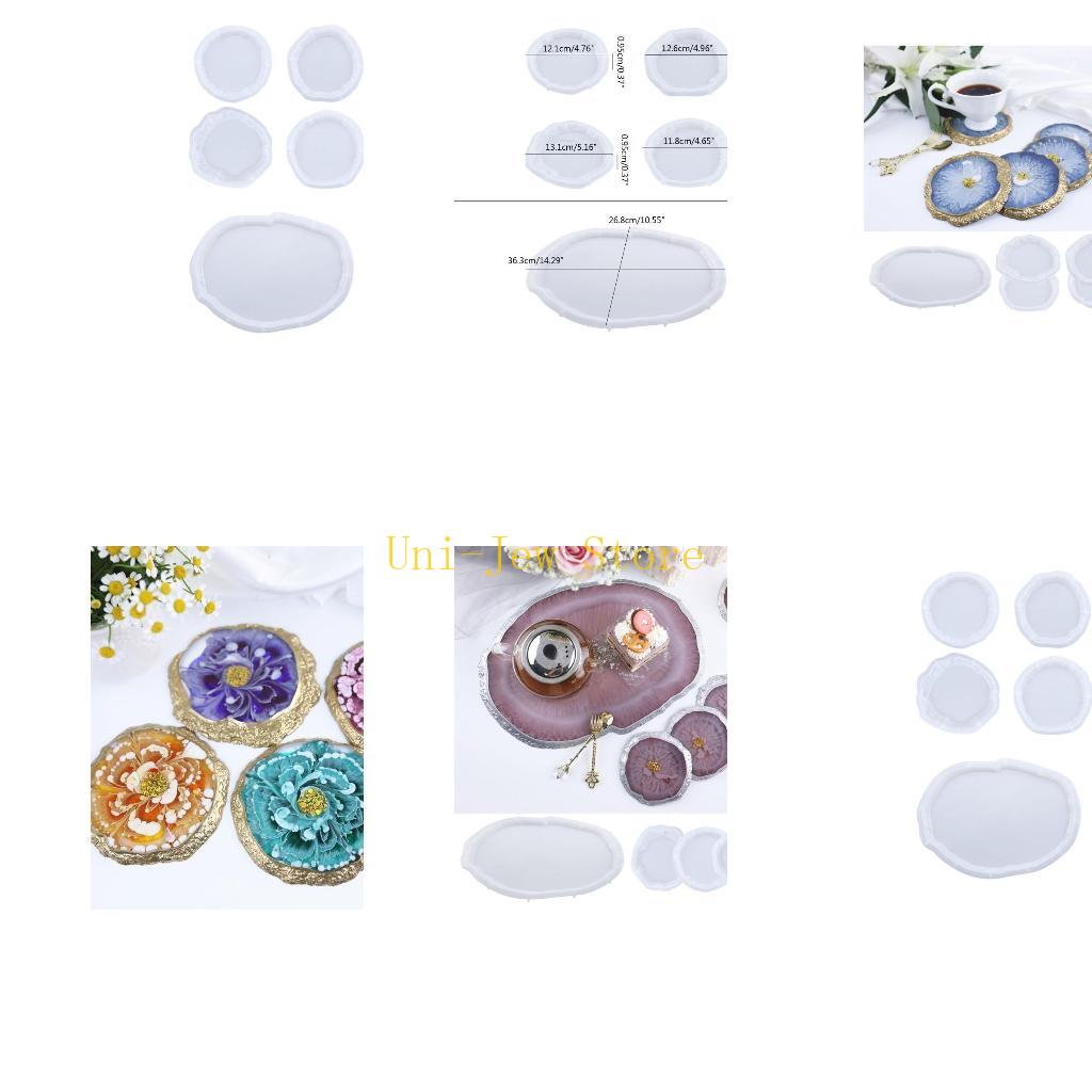 Geode Mold Silicone - 40GB Resin Tray Mold Silicone Molds
