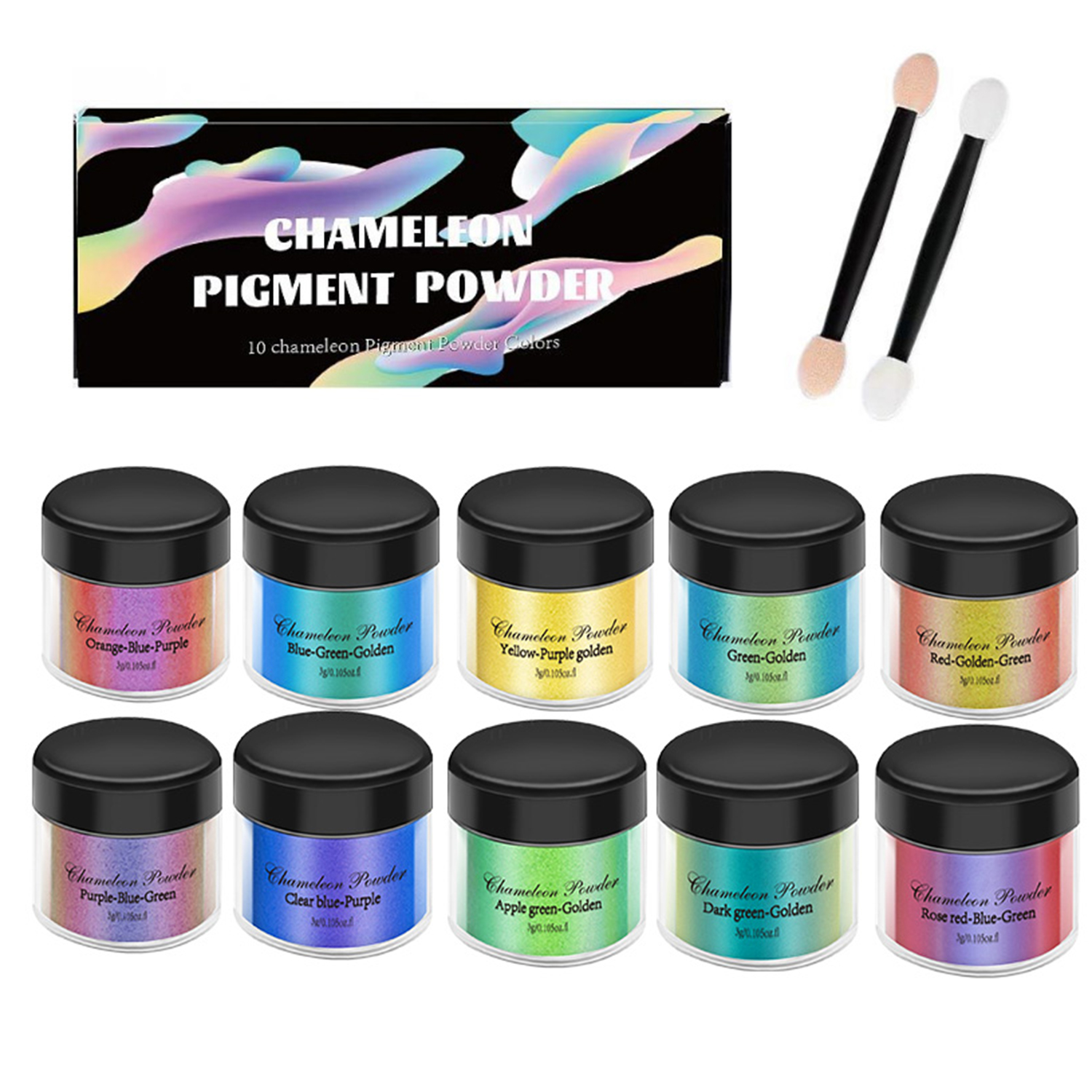 10/20pcs Mirror Chameleons Pig - Resin Pigment Set reseña y precio