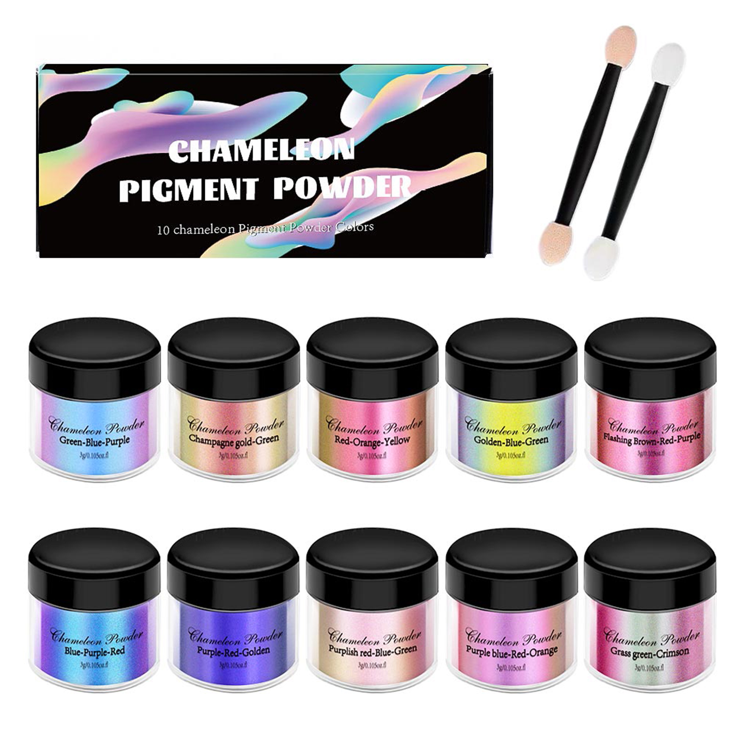 10/20pcs Mirror Chameleons Pig - Resin Pigment Set reseña y precio