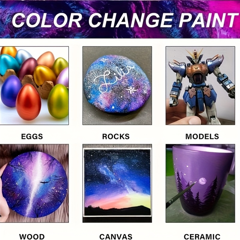 Acrylic Paint Set 6 Colors 50m - Resin Pigment Set reseña y precio