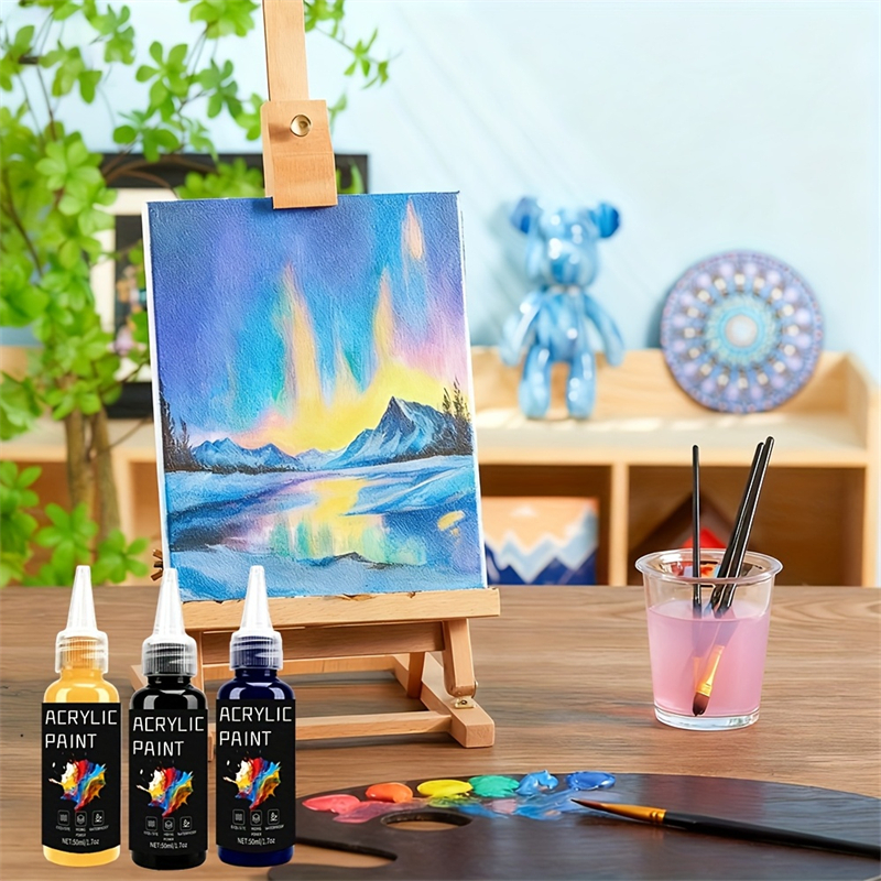 Acrylic Paint Set 6 Colors 50m - Resin Pigment Set reseña y precio