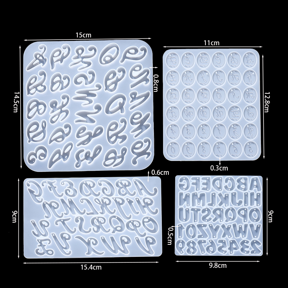 Alphabet Epoxy Resin Silicone  - Epoxy Uv Resin Kit reseña y precio