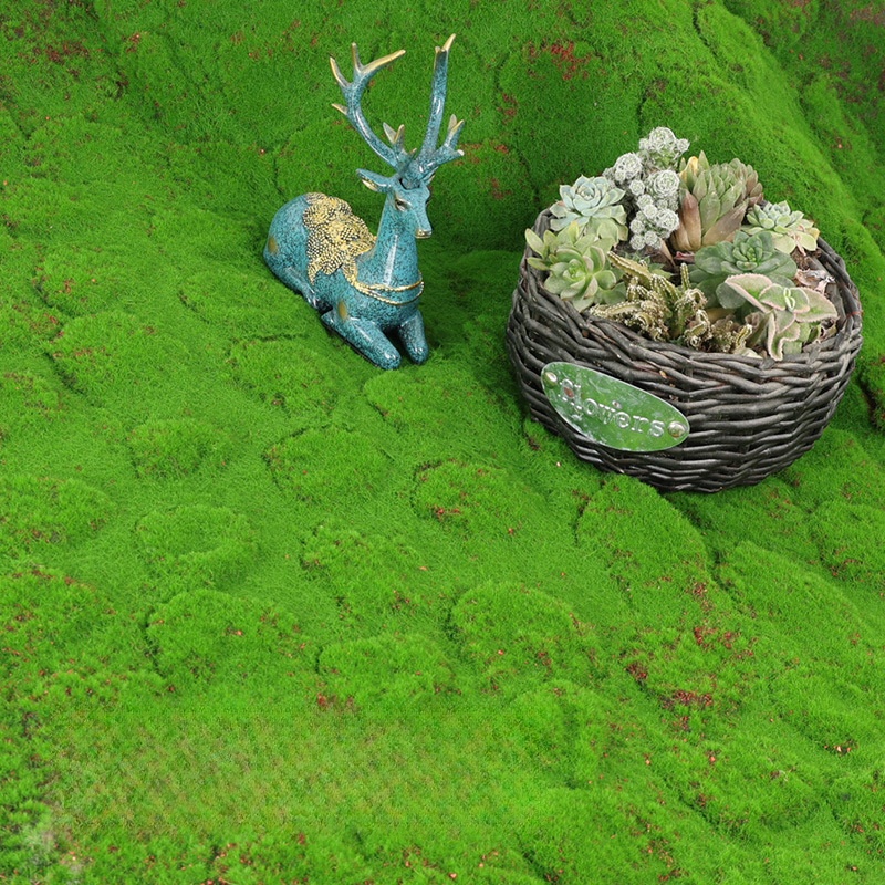 Artificial Turf Moss Simulatio - Terrarium Moss Art reseña y precio