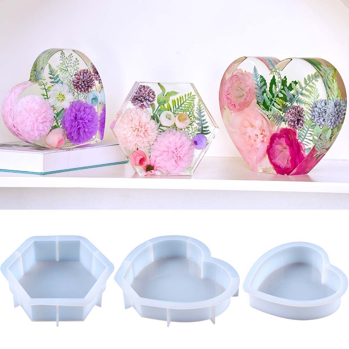 Large Love Silicone Mold DIY H - Resin Craft Ideas reseña y precio