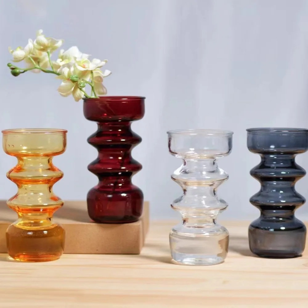 Colorful Vases Glass Ornaments - Dried Flower Bulk reseña y precio
