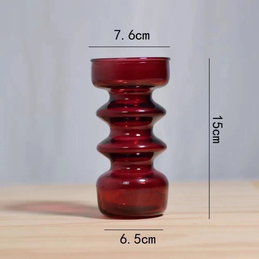 Colorful Vases Glass Ornaments - Dried Flower Bulk reseña y precio