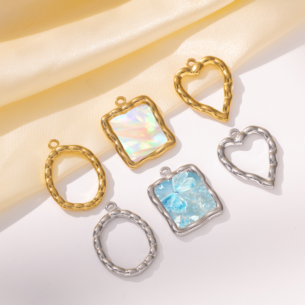 5pcs Stainless Steel Heart Rou - Resin Crafts reseña y precio