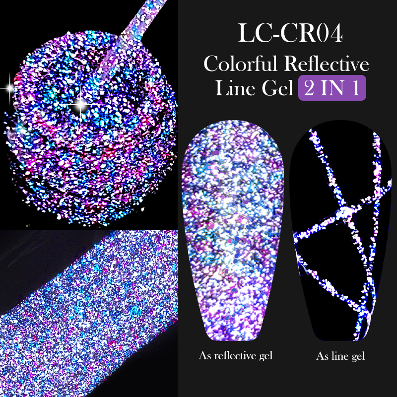 LILYCUTE 6Pcs/Set 5ml Reflecti - Resin Glitter Pack reseña y precio