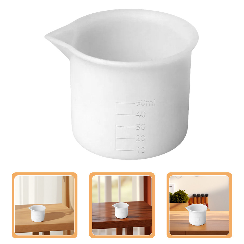3Pcs 50Ml Silicone Measuring C - Mixing Cup Silicone reseña y precio
