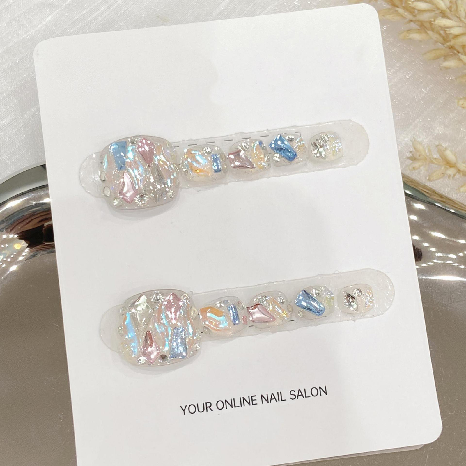 Handmade Press On Nails Transp - Resin Craft Material reseña y precio