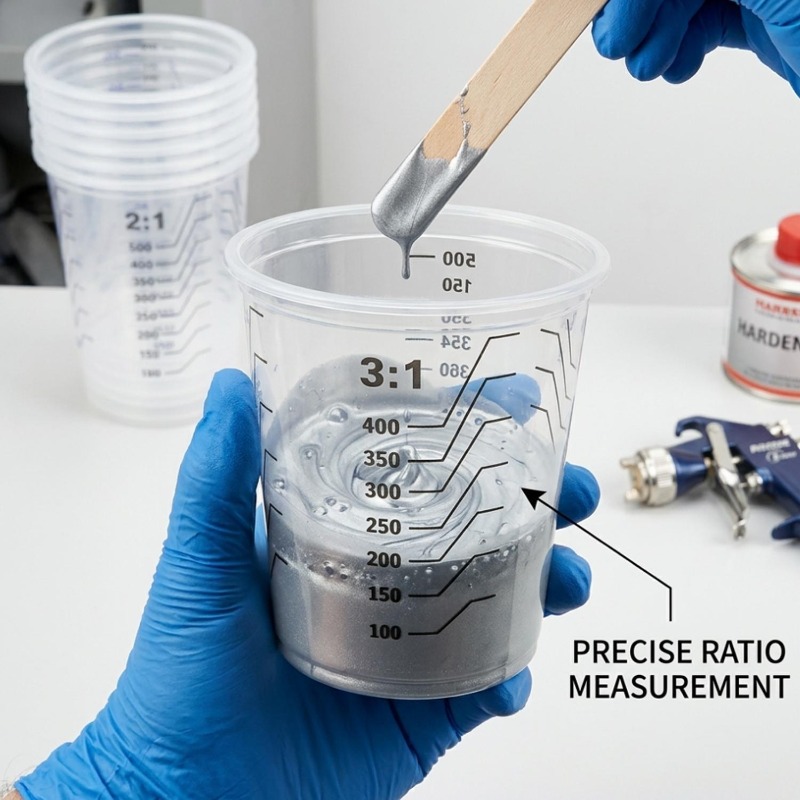 Transparent Plastic Measuring  - Mixing Cup Silicone reseña y precio