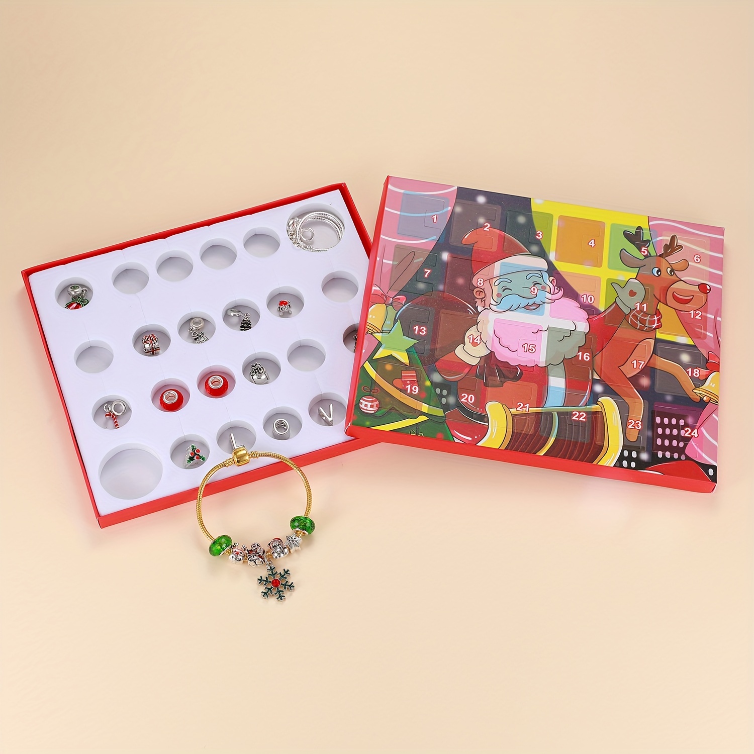 Snowman Christmas Advent Calen - Resin Jewelry Kit reseña y precio