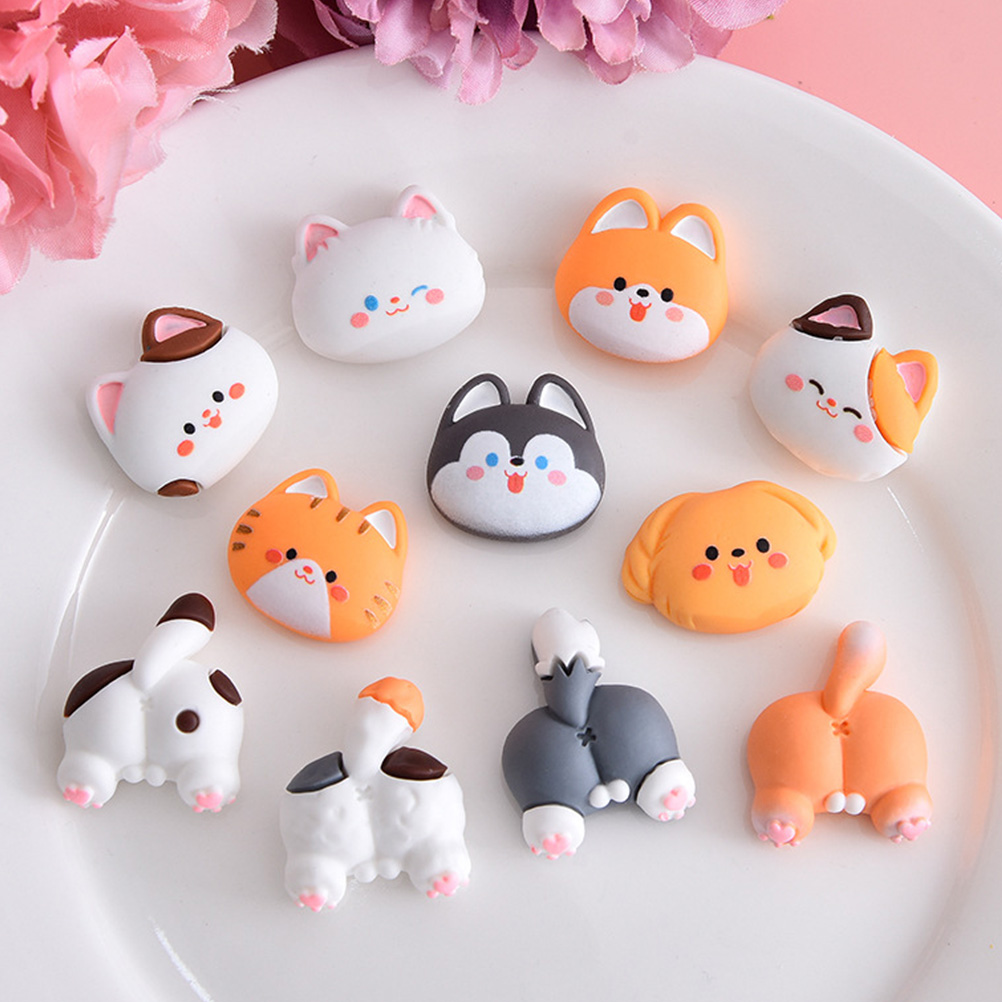 14Pcs DIY Resin Cartoon Charms - Resin Crafts Diy reseña y precio