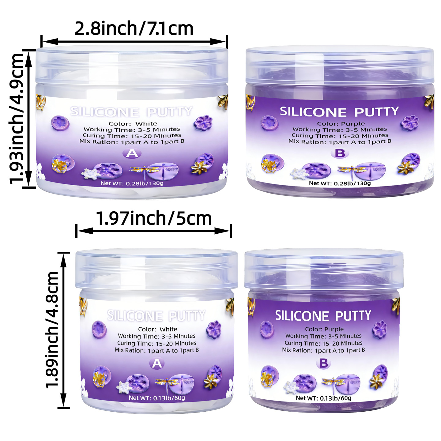 Silicone Putty - Flexible Sili - Resin Craft Kit reseña y precio