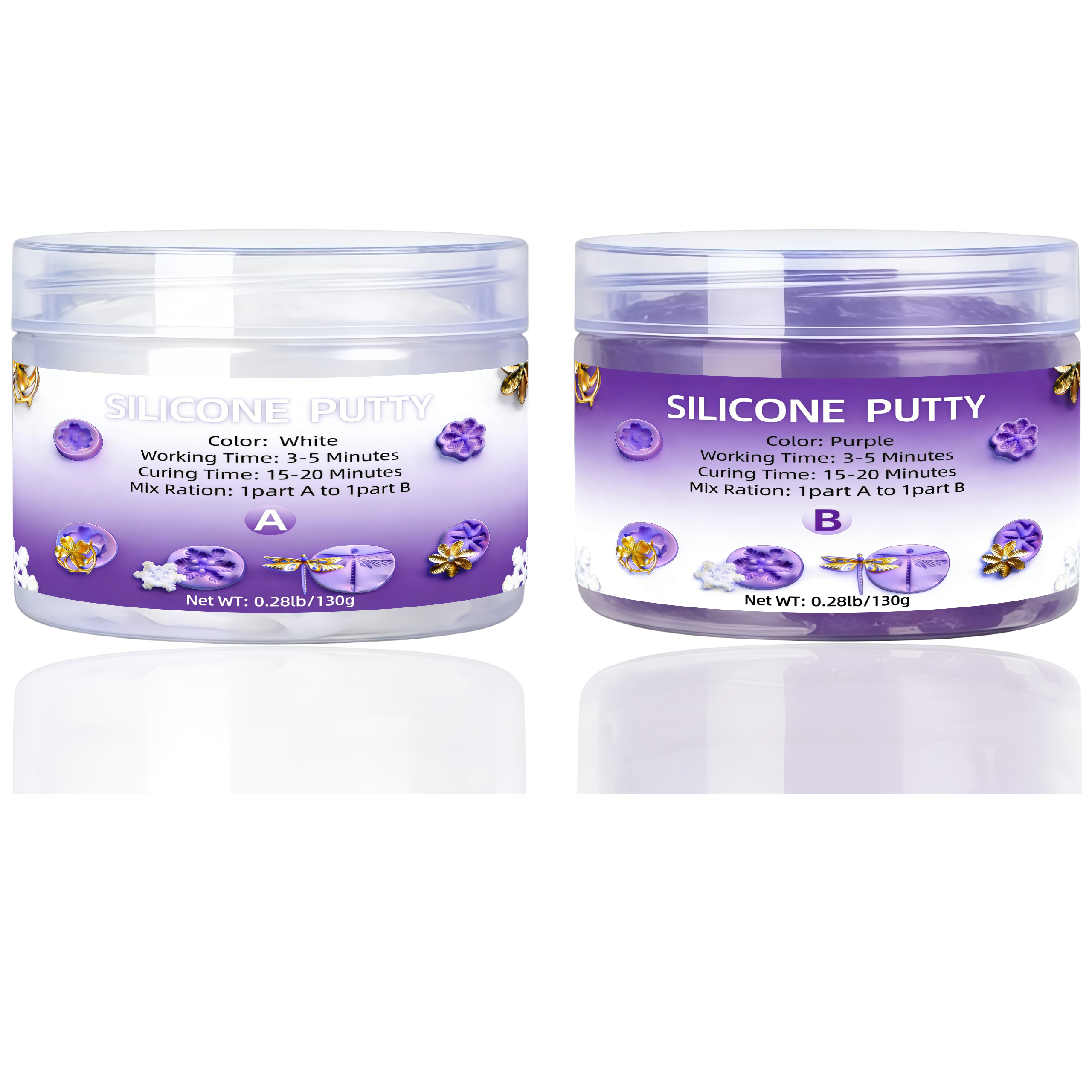 Silicone Putty - Flexible Sili - Resin Craft Kit reseña y precio