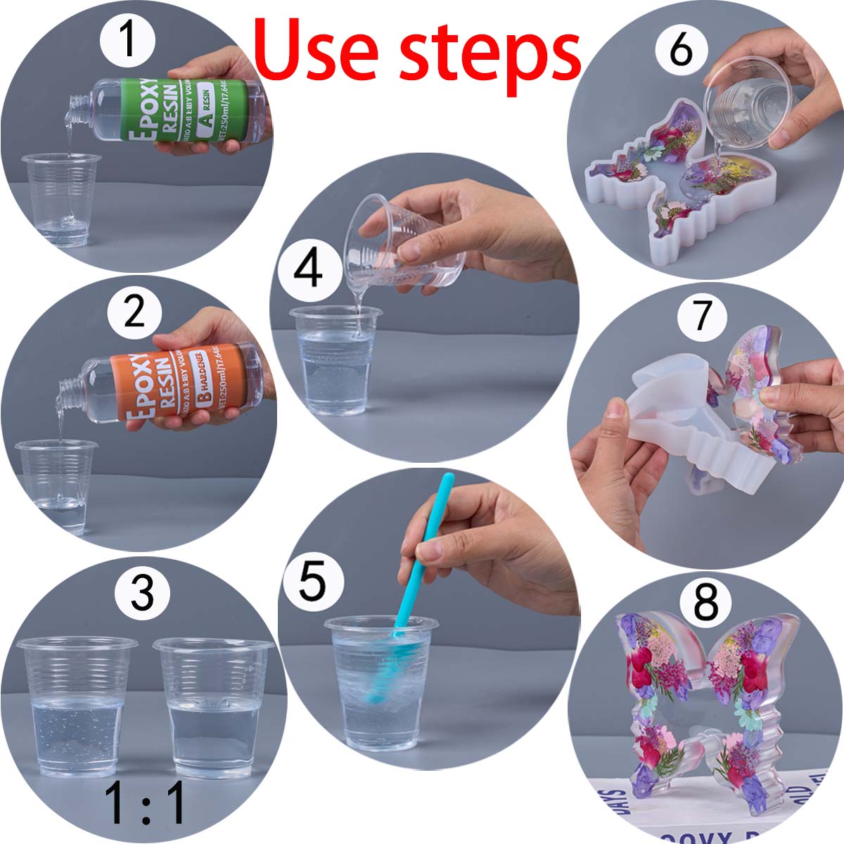 1:1 Ratio Epoxy Resin Kit Anti - Resin Jewelry Kit reseña y precio