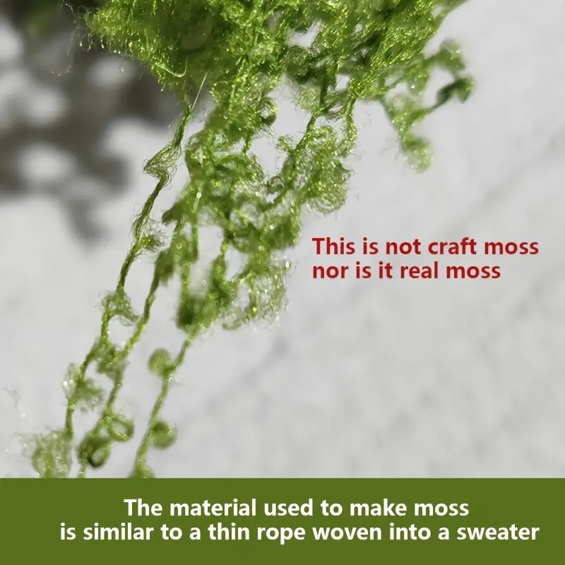 about 20g Artificial Green Pla - Terrarium Moss Art reseña y precio