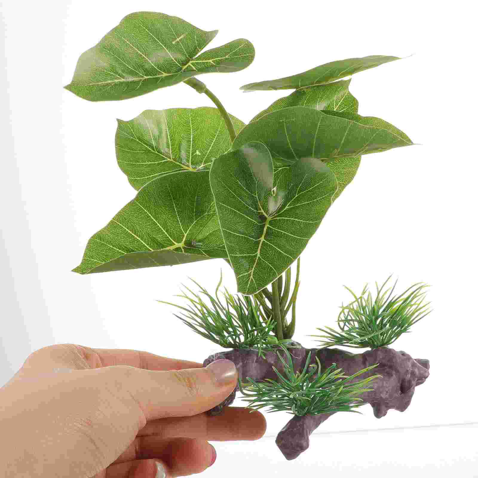 Fish Tank Artificial Water Pla - Terrarium Moss Art reseña y precio