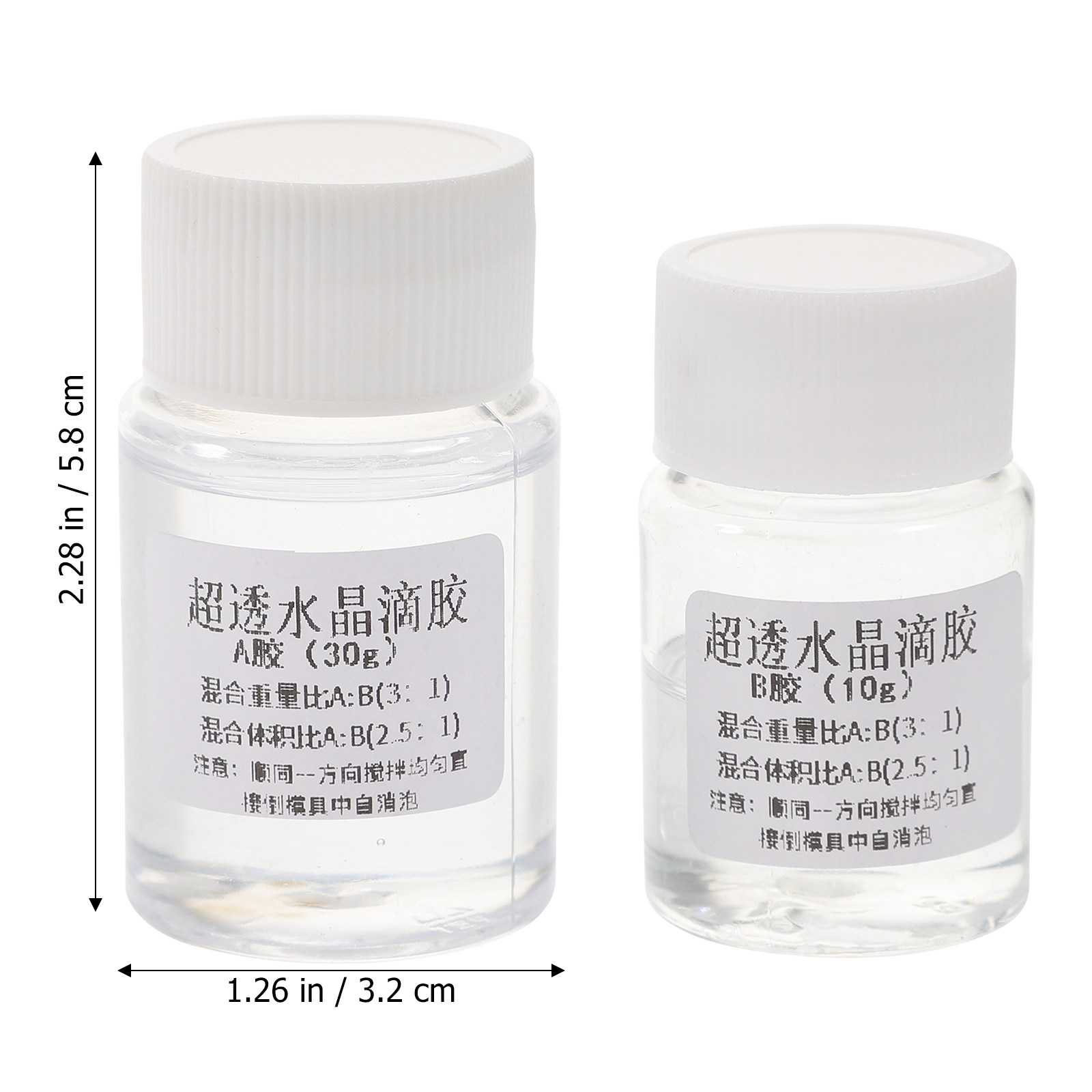 2Sets Clear Epoxy Resin Glue K - Epoxy Uv Resin Kit reseña y precio