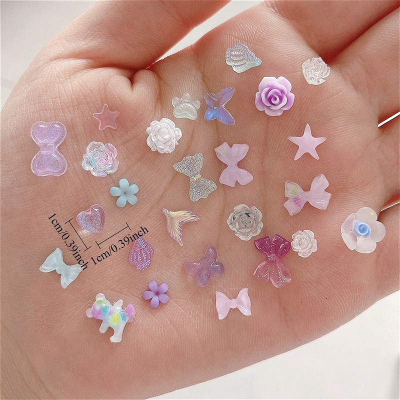 50pcs/pack Luminous Light Resi - Resin Glitter Pack reseña y precio