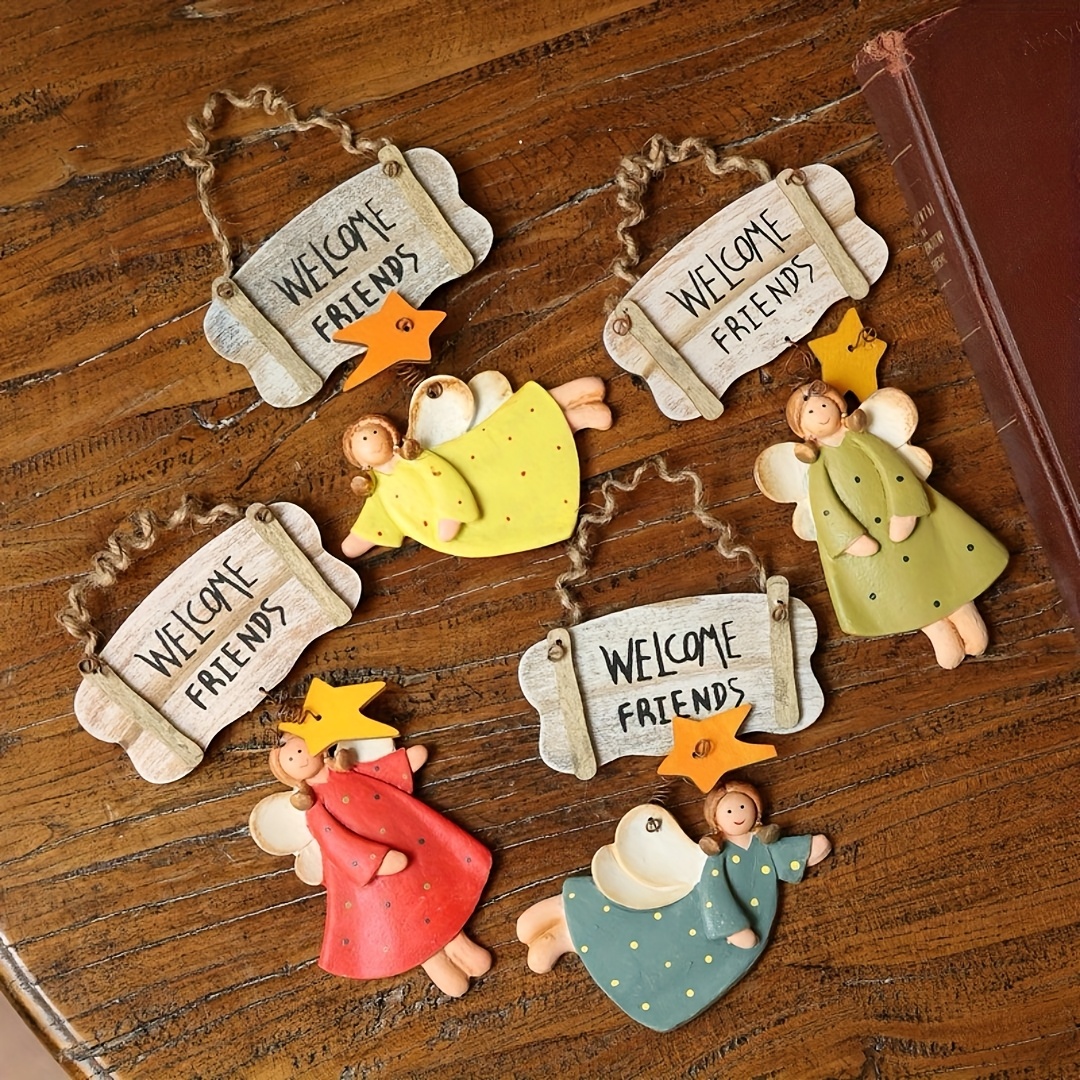 4pcs Angel Pendant Mold, Resin - Resin Craft Ideas reseña y precio