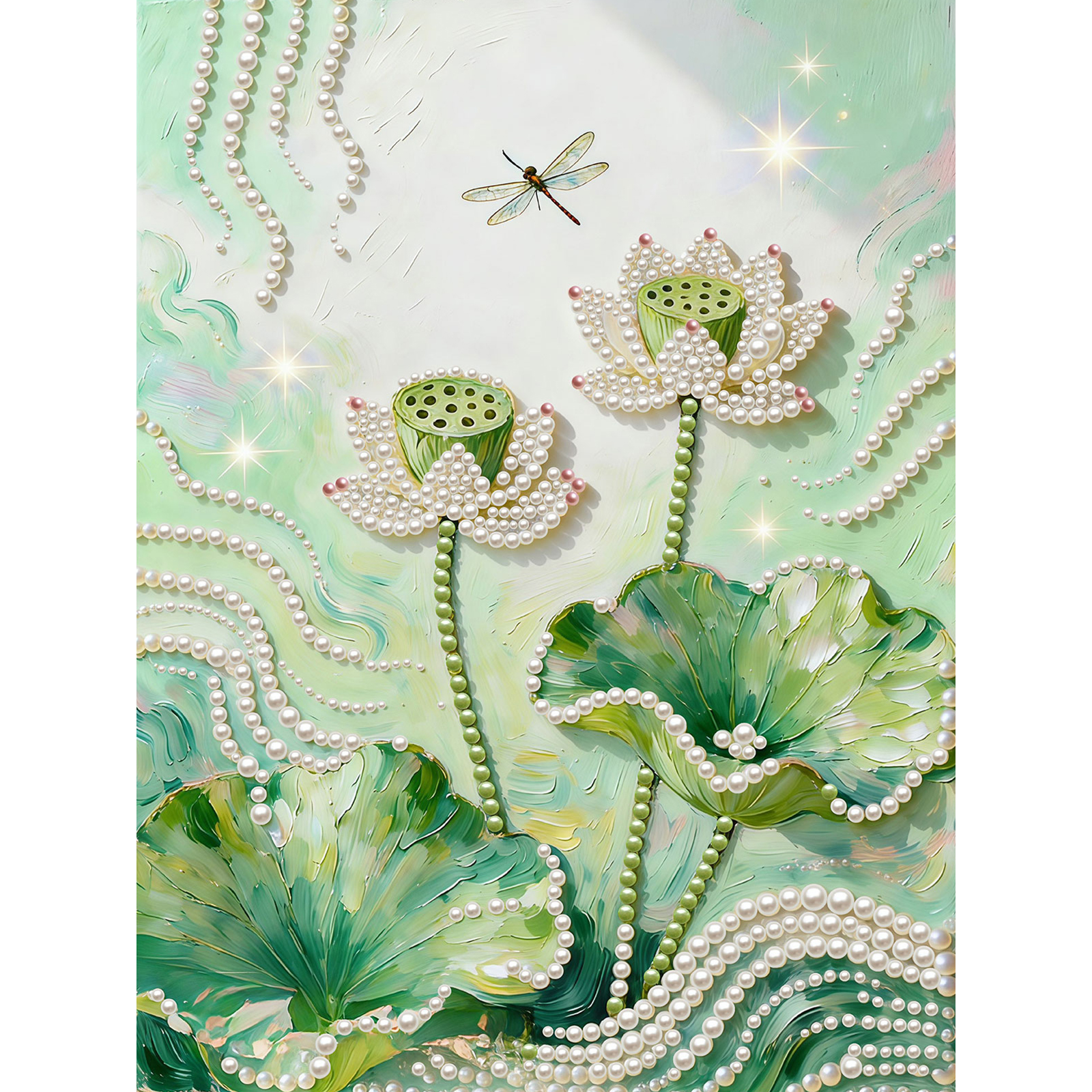 DIY Pearl Art Painting with Fr - Resin Craft For Beginners reseña y precio