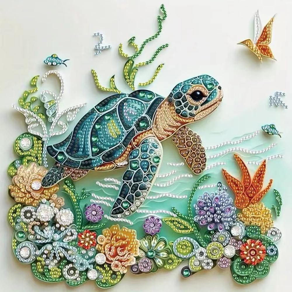 Sea Turtle Animal Diamond Pain - Resin Craft For Beginners reseña y precio
