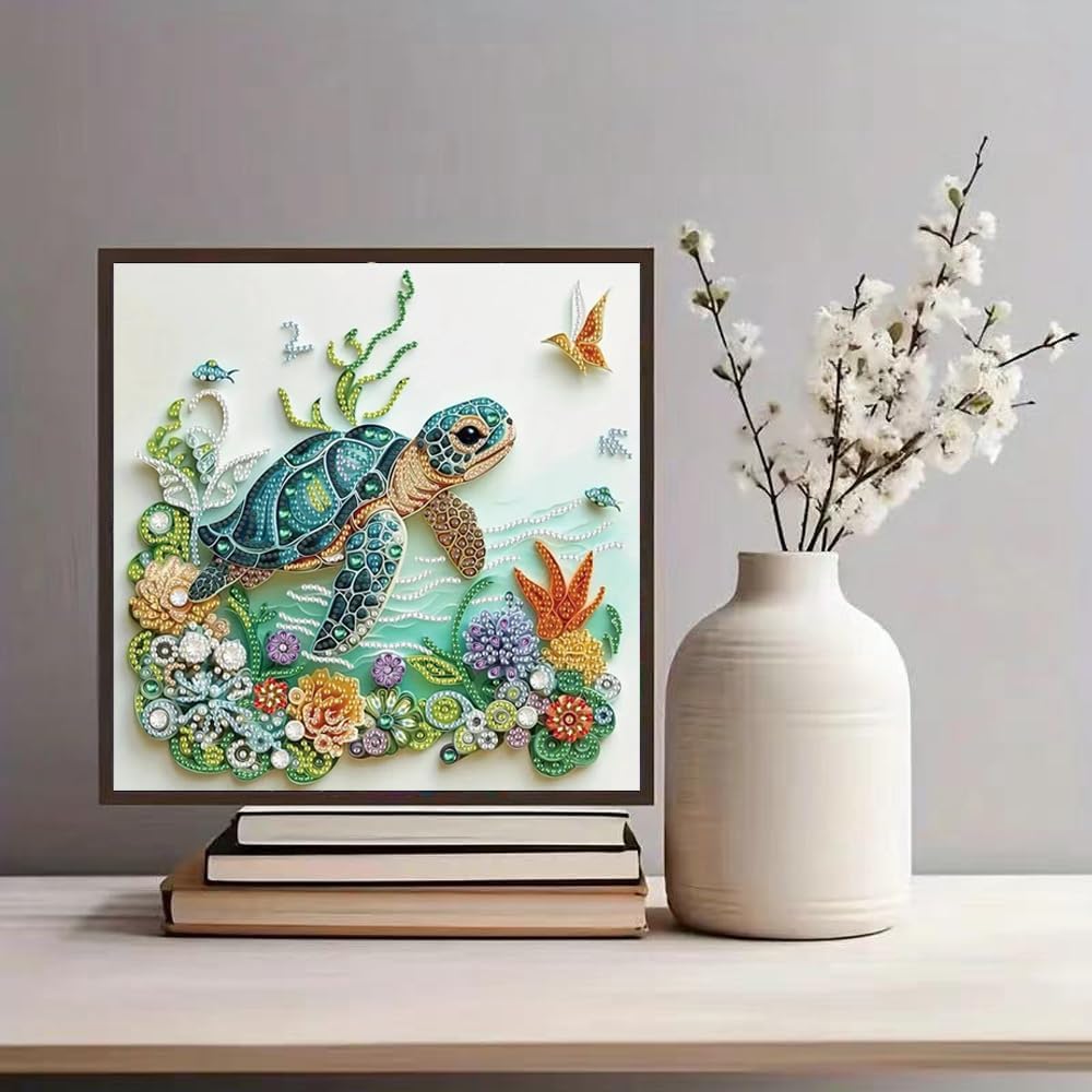 Sea Turtle Animal Diamond Pain - Resin Craft For Beginners reseña y precio