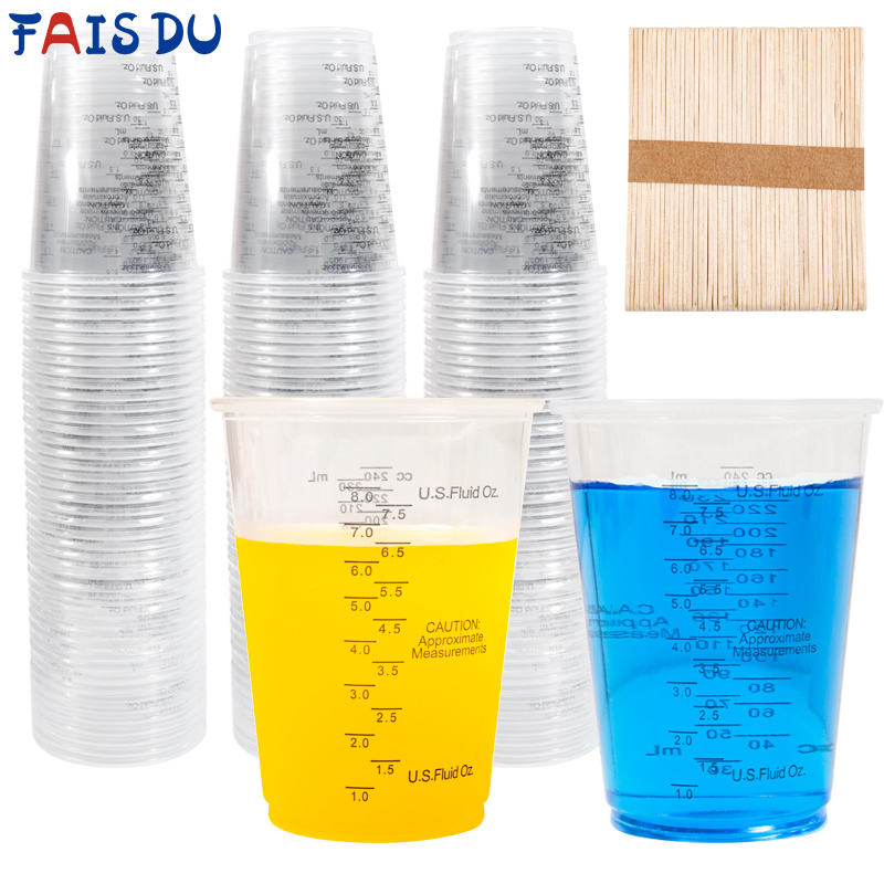 FAIS DU 8oz Disposable Measuri - Mixing Cup Silicone reseña y precio