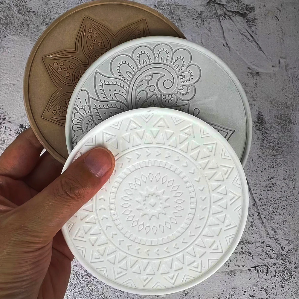 Mandala Round Coaster Resin Si - Coaster Mold Round reseña y precio