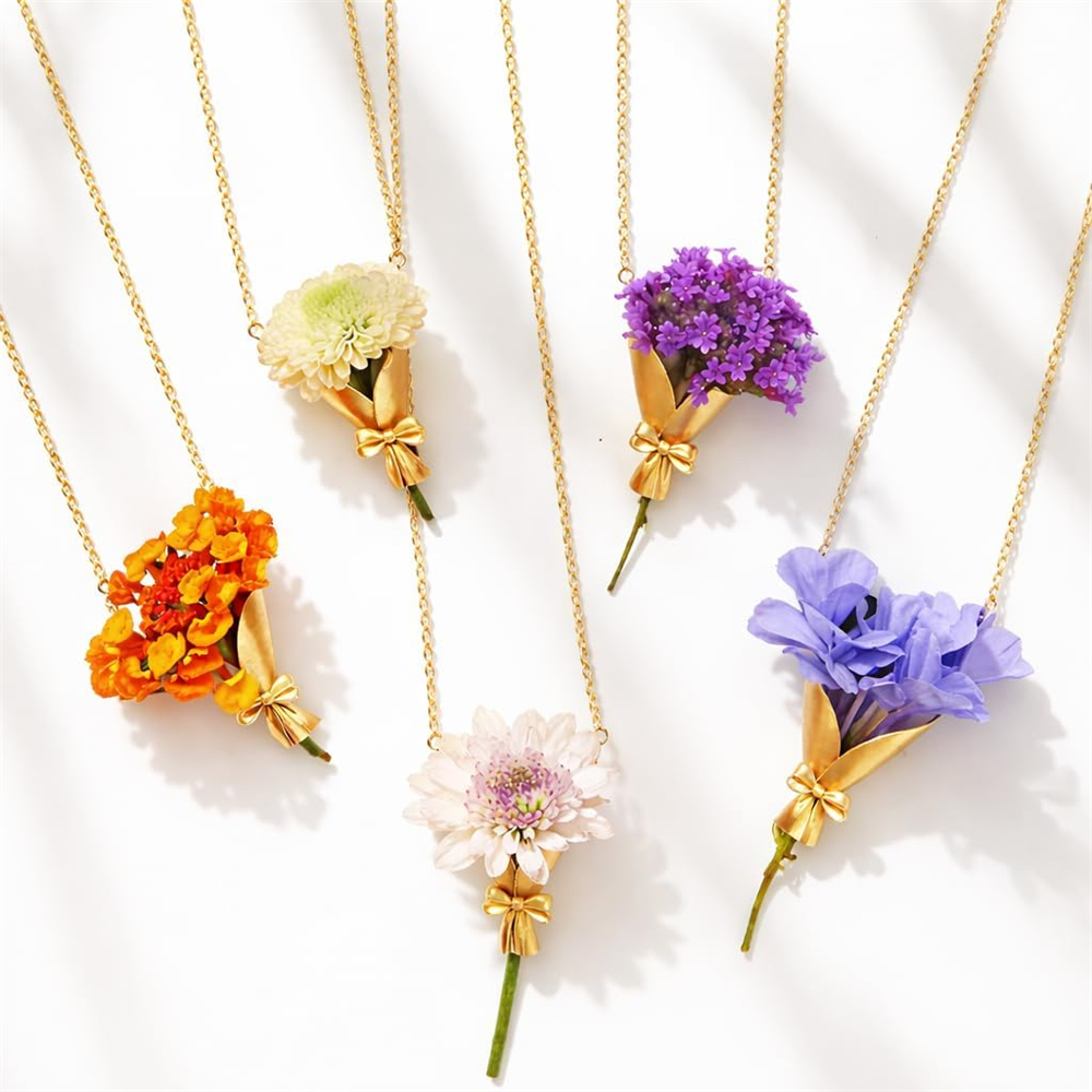 Artful Flower Vase Necklace We - Dried Flower Bulk reseña y precio