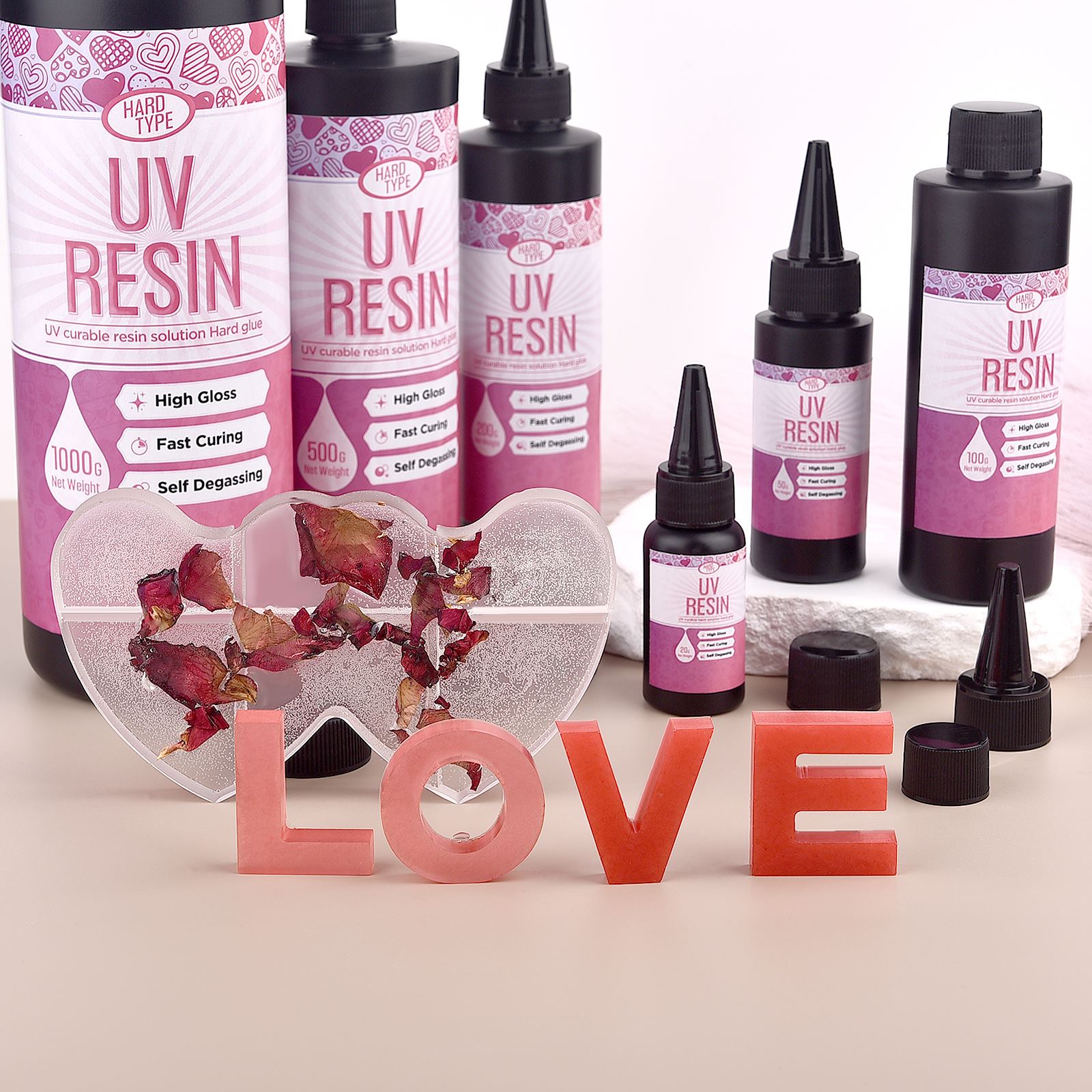 UV Resin Glue Transparent Epox - Epoxy Uv Resin Kit reseña y precio