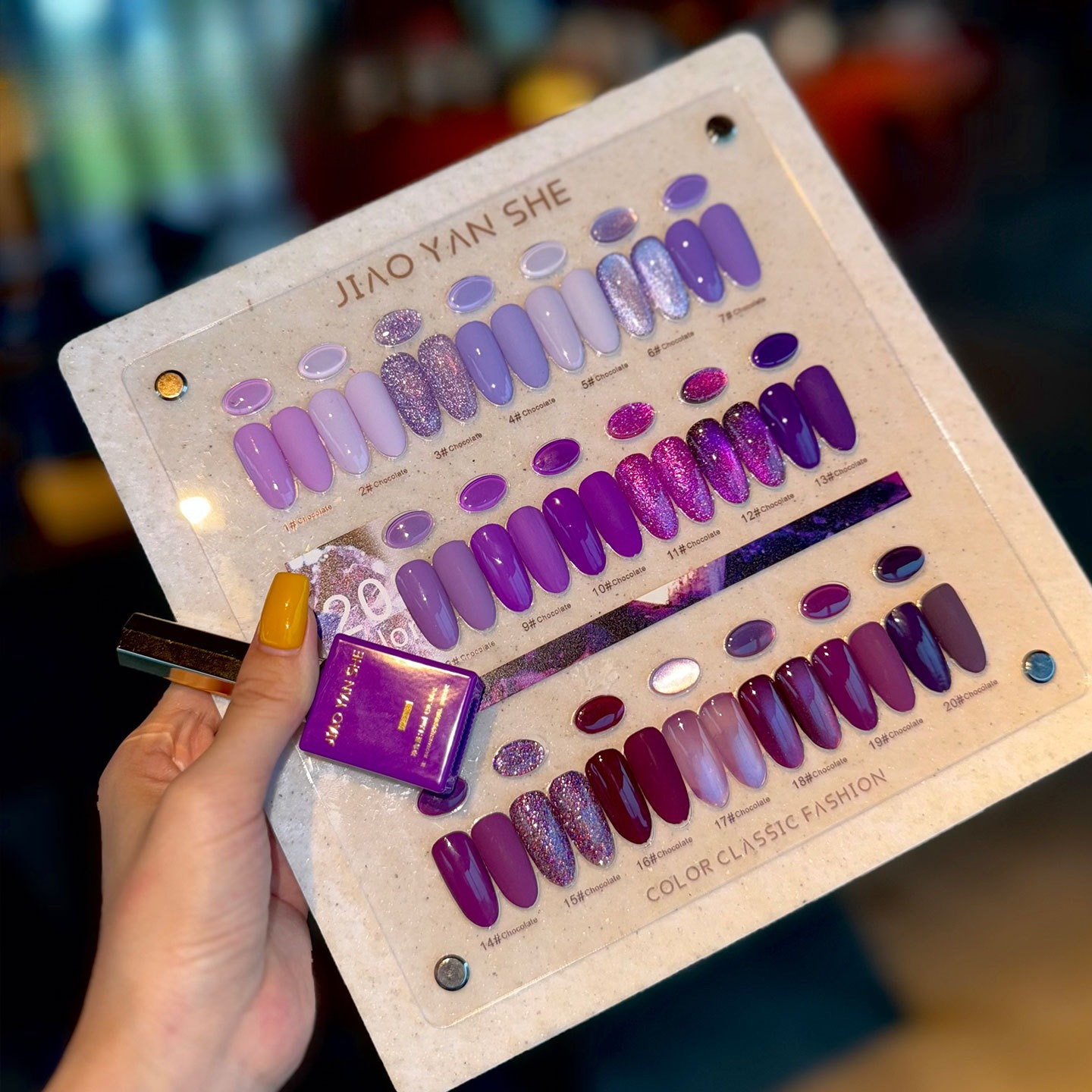 20Pcs/Set Purple Green Blue Co - Resin Glitter Pack reseña y precio