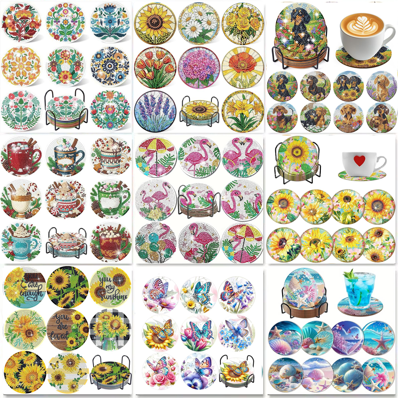 8-piece set/Diamond painting c - Resin Craft Kit reseña y precio