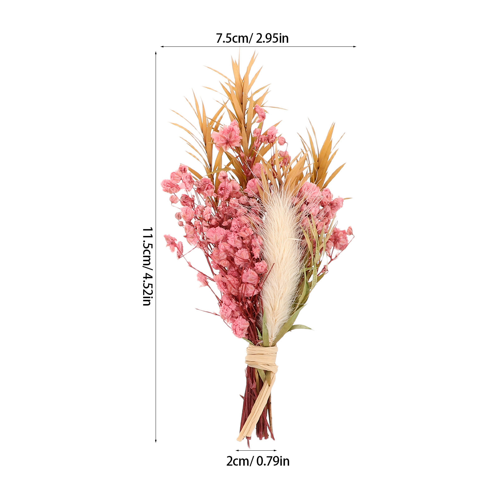 3Pcs Mini Dried Floral Bouquet - Dried Flower Bulk reseña y precio