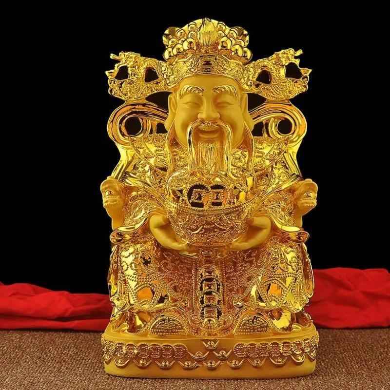 Feng Shui Gold God of Wealth L - Resin Crafts reseña y precio