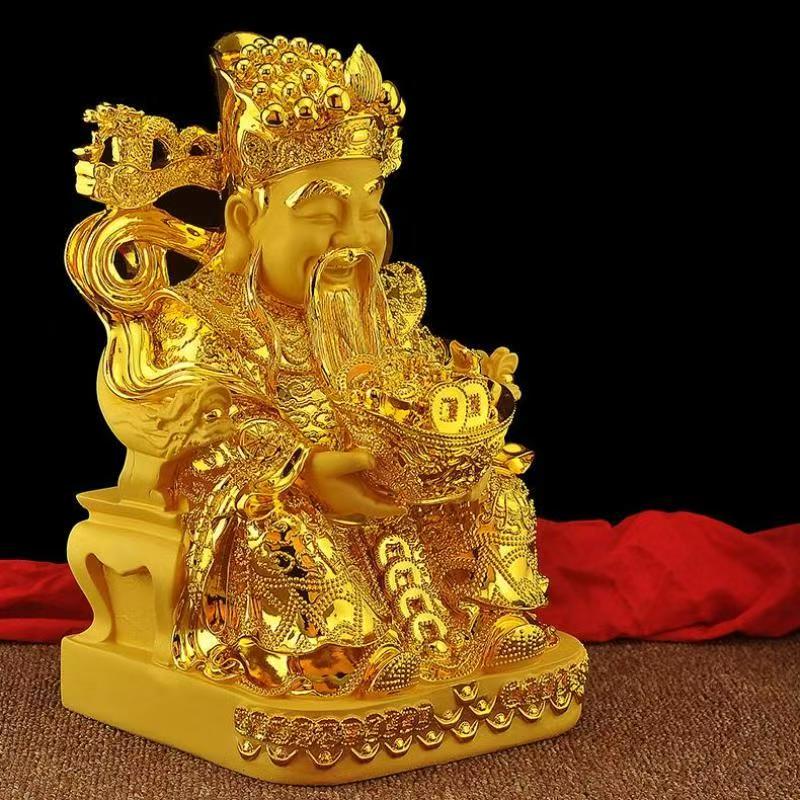 Feng Shui Gold God of Wealth L - Resin Crafts reseña y precio