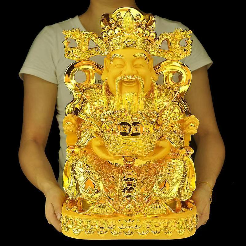Feng Shui Gold God of Wealth L - Resin Crafts reseña y precio