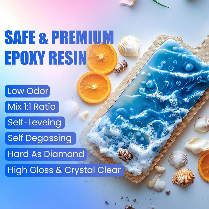 Easy Mixing Epoxy Resin Kit Cr - Epoxy Uv Resin Kit reseña y precio