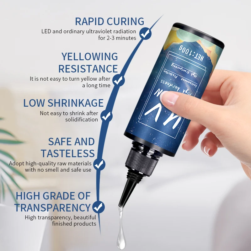 UV Resin Glue for DIY Jewelry, - Epoxy Uv Resin Kit reseña y precio