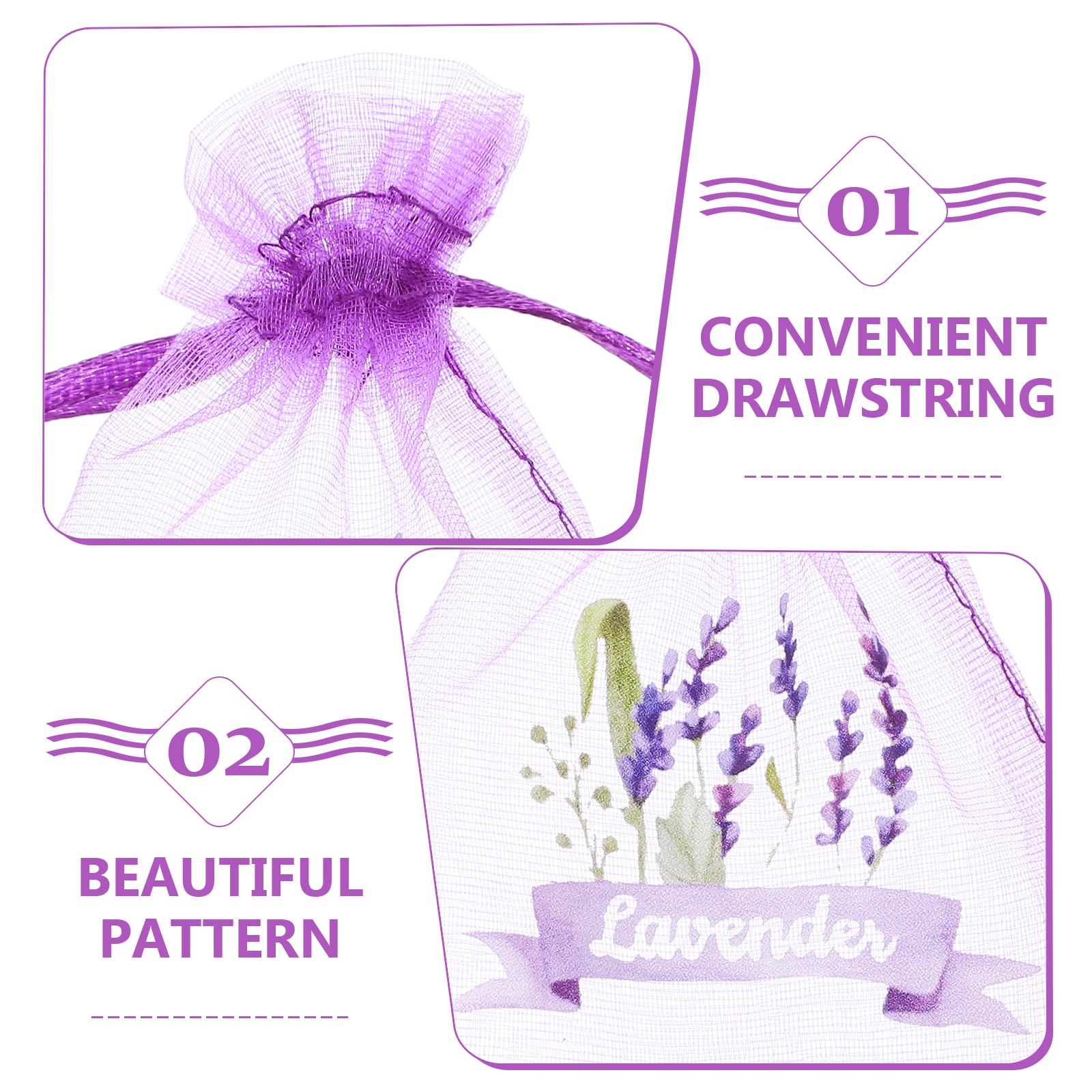 20 Pcs Empty Lavender Sachets  - Dried Flower Bulk reseña y precio