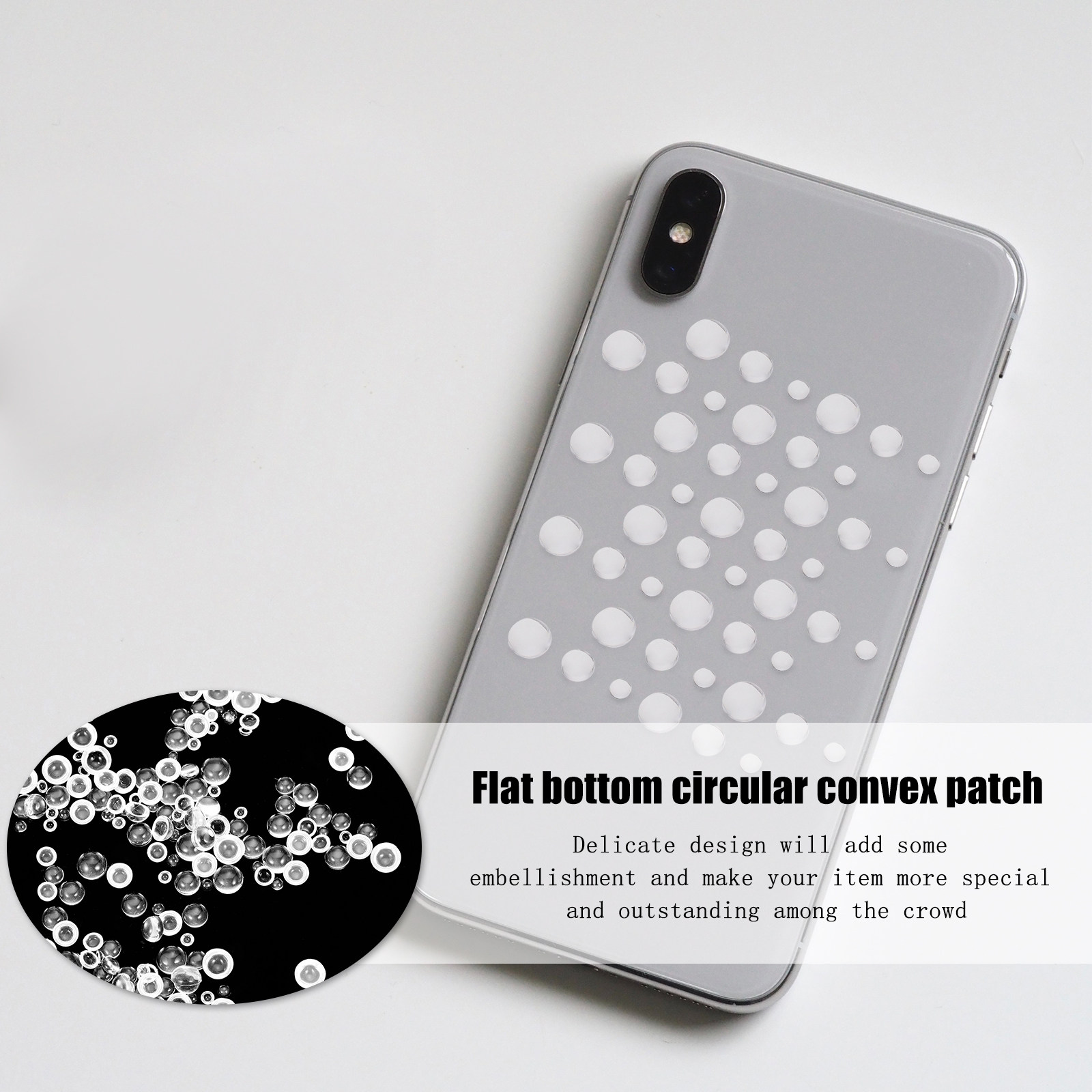 350Pcs Flat Round Resin Patche - Resin Crafts Diy reseña y precio