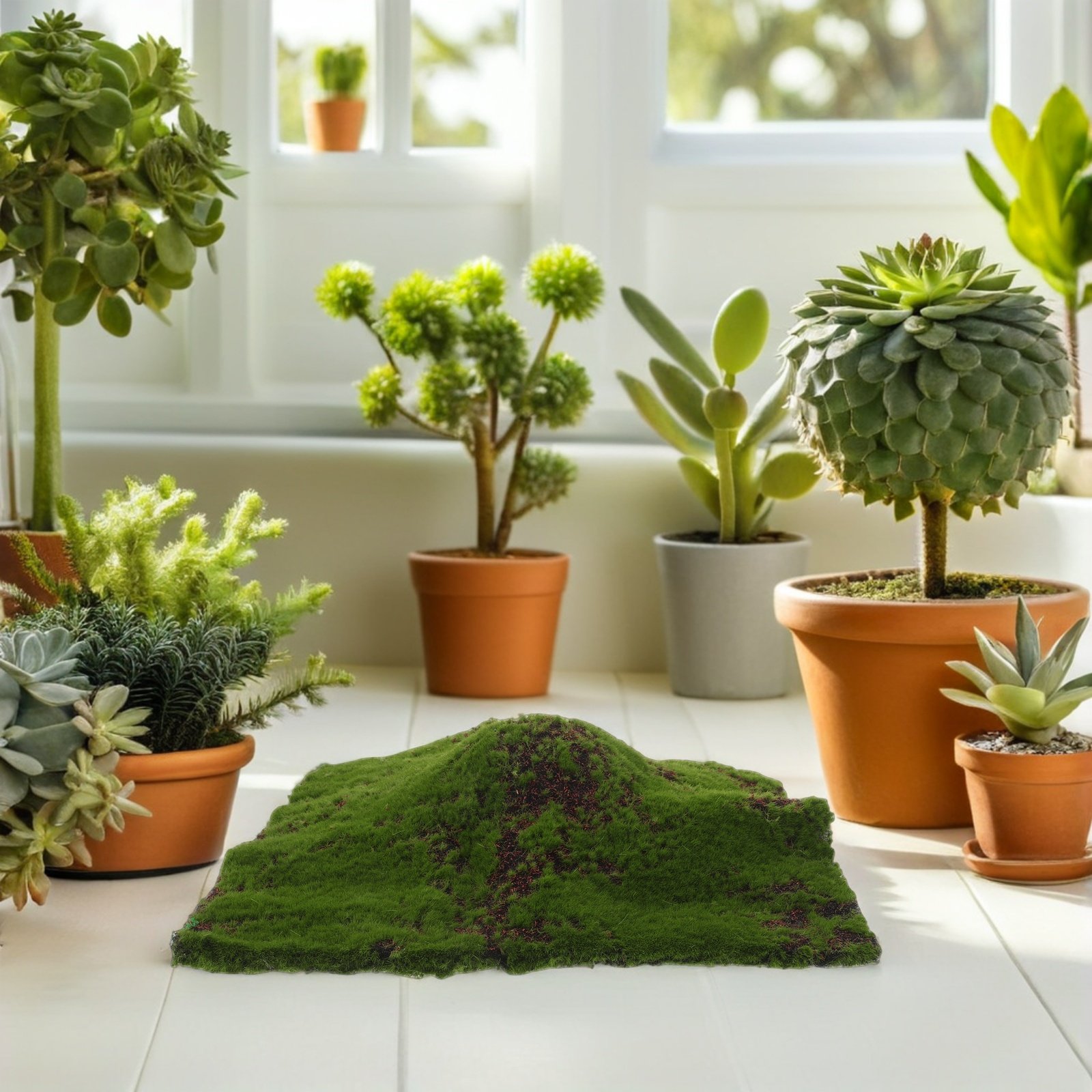 Fake Moss Grass Artificial Gre - Terrarium Moss Art reseña y precio