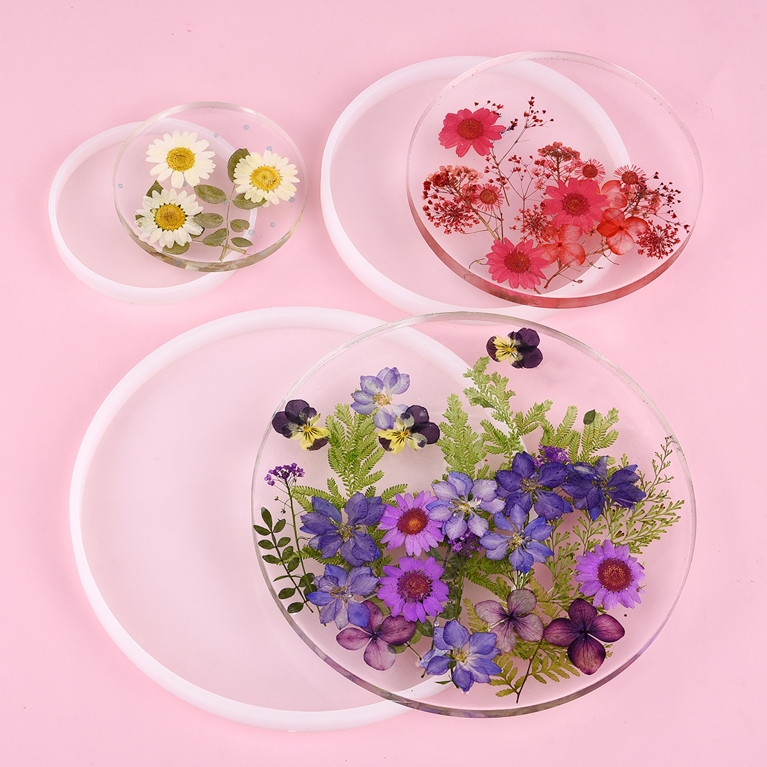 DIY Round Square Rectangle Sha - Coaster Mold Round reseña y precio