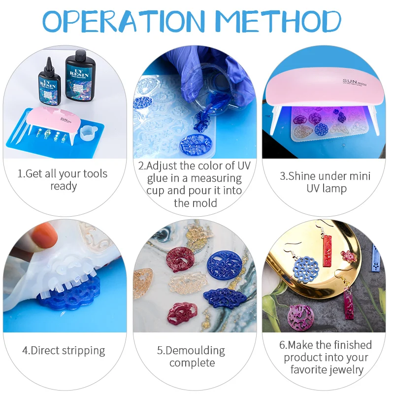 Hard UV Resin Glue Kit Fast Cu - Epoxy Uv Resin Kit reseña y precio