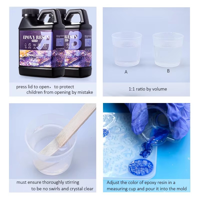 Easy Mix 1:1 Epoxy Resin Kit C - Epoxy Uv Resin Kit reseña y precio