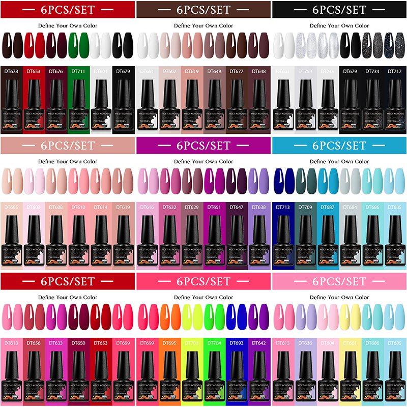 6Pcs/Set 7.3ml Sparkly Red Pin - Resin Glitter Pack reseña y precio